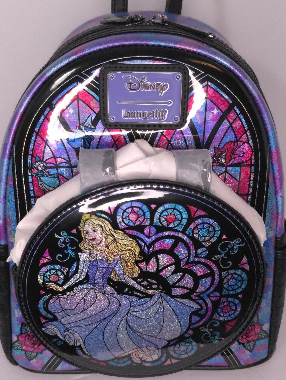 Loungefly Disney Princess Stained Glass Sleeping Beauty Mini Backpack